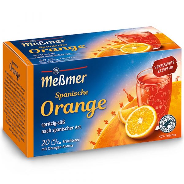 Messmer tisana Orange Arancia 20 bustine. Dalla Germania