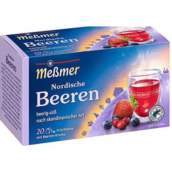 Messmer tisana nordischen Beeren bacche nordiche 20 bustine. Dalla Germania