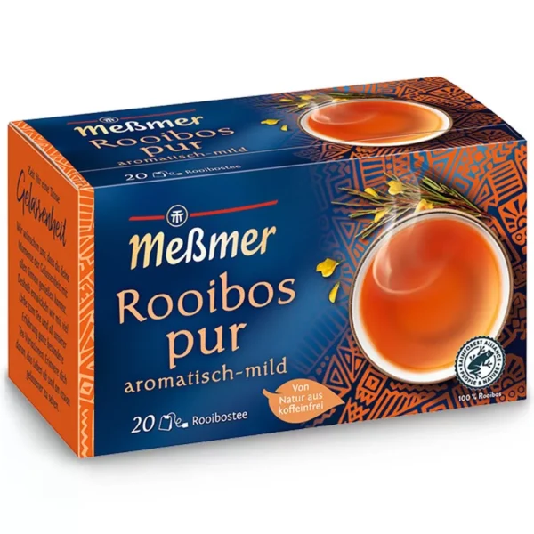 Messmer tisana Rooibos Pur puro rooibos 20 bustine. Dalla Germania