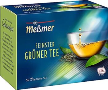 Messmer Gruener Tee - Te' verde 50 bustine. Dalla Germania